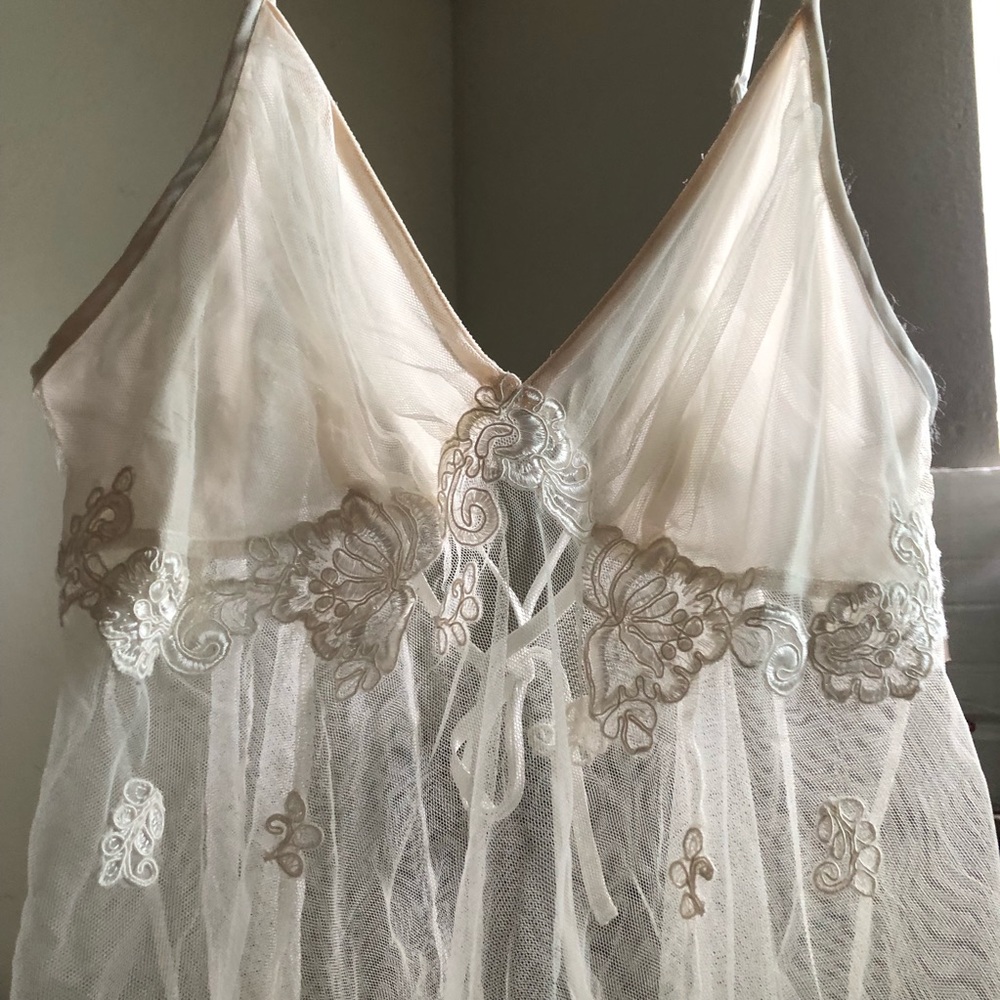 Victoria Secret Sheer Babydoll Bridal Set